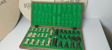 Деревянные шахматные фигуры Перелка – ТРАДИЦИОННЫЙ ПОЛЬСКИЙ! ОПИСАНИЕ Sunrise Chess & Games!