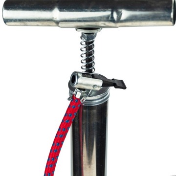 СТОЯЩИЙ ВЕЛОСИПЕДНЫЙ НАСОС С АВТОМОБИЛЬНЫМ МАНОМЕТРОМ