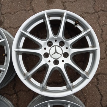 4× DISK HLINÍK MERCEDES-BENZ OE 7.0" X 17" 5X112 ET 48
