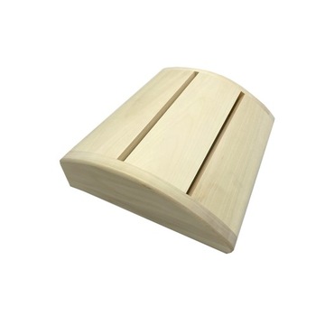 Zagłówek podgłówek do sauny osika - owalny