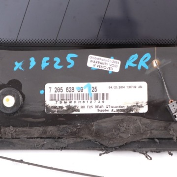 BMW X3 F25 Заднее правое боковое стекло AS2 Тонированная пленка 7205628