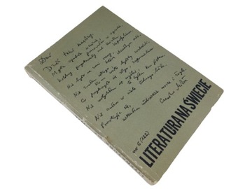LITERATURA NA ŚWIECIE 1981 nr 6 (122) Czesław Miłosz