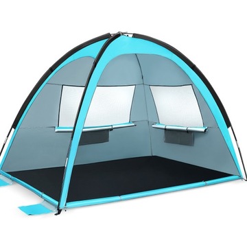 ПЛЯЖНАЯ ПАЛАТКА НА 3 ЧЕЛОВЕКА С ТЕНИЕМ 200Х145СМ