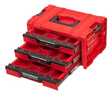 КОМПЛЕКТ ЯЩИКОВ ДЛЯ МАСТЕРСКОЙ Qbrick System PRO RED 3