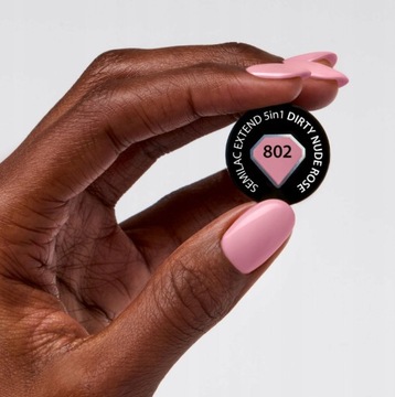 SEMILAC EXTEND 5IN1 802 DIRTY NUDE ROSE 7 МЛ