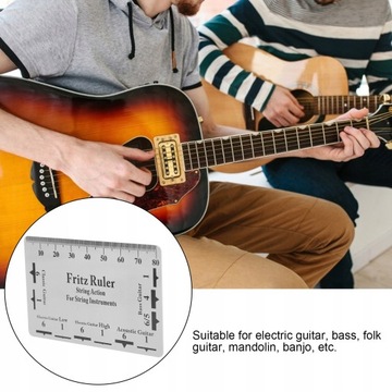 Измерительная линейка измерителя действия струны
