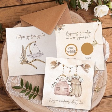 ZDRAPKA Ujawnij płeć dziecka Boho CHŁOPIEC