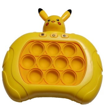 POP IT GRA ANTYSTRESOWA ZRĘCZNOŚCIOWA ELEKTRYCZNA PIKATCHU LOGICZNA ZABAWKA