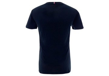 TOMMY HILFIGER KOSZULKA T-SHIRT V-NECK NAVY r. XXS