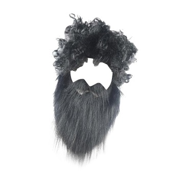 Dajf324fad peruka włosy długie biały afro