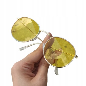 OKULARY DAMSKIE PRZECIWSŁONECZNE UNISEX METAL