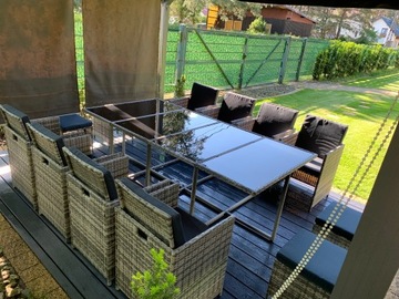 САДОВАЯ МЕБЕЛЬ VEGAS ПОЛИРАТТАН 15 шт. ЧЕРНЫЙ