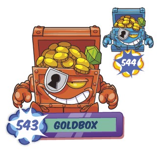 SUPER ZINGS seria 7 543 Goldbox brązowy