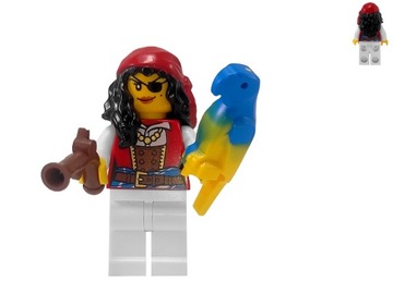 LEGO Pirates - Kobieta Pirat + pistolet + papuga !