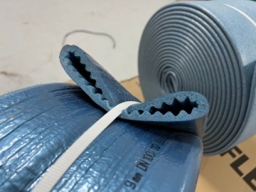 Звукоизоляция Ду 100мм, толщина 9мм, 10м.