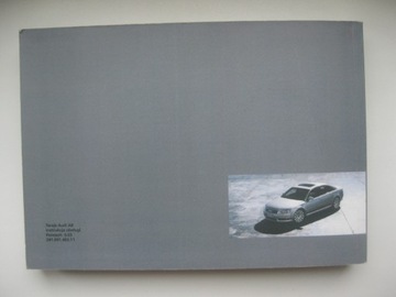 Audi A8 D3 2002-2005 Polska instrukcja obsługi książka obsługi Audi A8 II