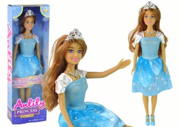 LALKA BOBAS ZABAWKA DLA DZIECKA ANLILI KSIĘŻNICZKA PREZENT UBRANKA >
