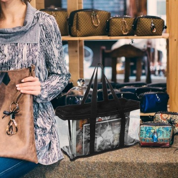 Пляжная сумка на молнии, бейсбольный мяч из прозрачного ПВХ.