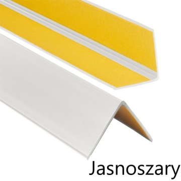 Угловая лента из ПВХ 50x50, 100 см. Самоклеящаяся угловая лента. Угловая крышка.