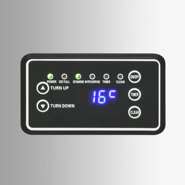 Ледогенератор, 420 Вт, серебристый, 45 кг/24 ч.