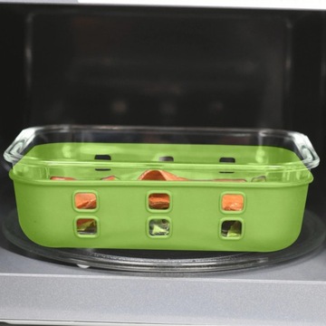Пищевая контейнер тепло -устойчивый герметичный ланчбачок + бесплатно