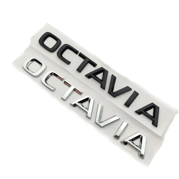 ЭМБЛЕМА SKODA OCTAVIA, НАДПИСЬ, НА КОЛЕНЯХ