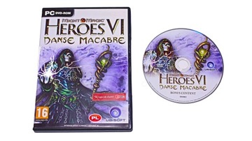 MIGHT&MAGIC HEROES VI DANSE MACABRE PREMIEROWE BOX PL PC PUDEŁKO PO GRZE