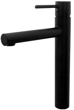 VELDMAN CZARNA BATERIA UMYWALKOWA WYSOKA HELIA BLACK MAT