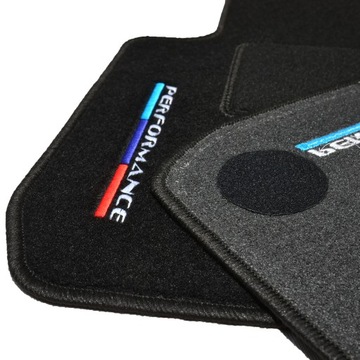 Dywaniki welurowe do BMW 3 F30 F31 2012-2018 HAFT dopasowane