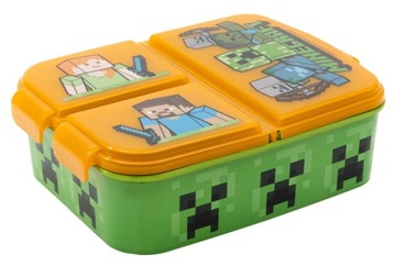 MINECRAFT ŚNIADANIÓWKA LUNCH BOX PRZEGRODY