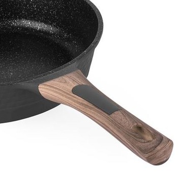 РЕФЕЛЬНАЯ ГЛУБОКАЯ ИНДУКЦИОННАЯ СКОВОРОДА 28 СМ