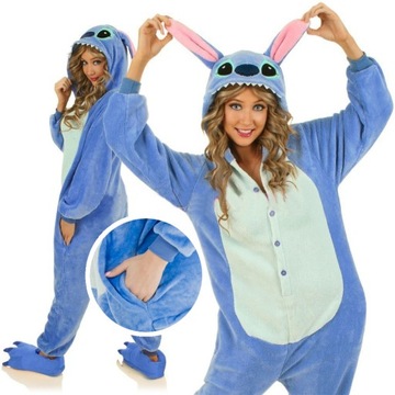 ONESIE KOMBINEZON PIŻAMA DAMSKA DRES STICH rozm. M