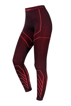 Spodnie Termoaktywne motocyklowe damskie SPAIO RAPID LADY BLACK/RED M