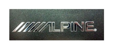 Naklejka Alpine Logo Metal Edition 50 x 6 mm 401