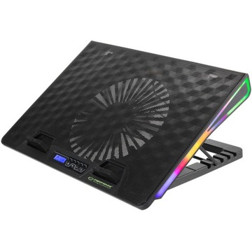 ПОДСТАВКА ОХЛАЖДАЮЩАЯ ПОДСТАВКА ДЛЯ НОУТБУКА 15,6 ДЮЙМА ИГРОВАЯ ПОДСВЕТКА RGB ALIZE