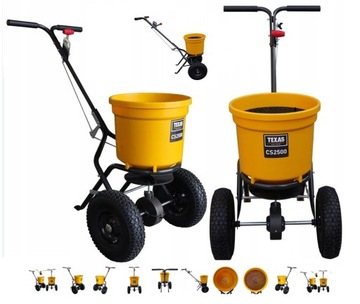 РАЗБРАСЫВАТЕЛЬ УДОБРЕНИЙ TEXAS SEEDMAN СОЛЬ ПЕСОК 25кг