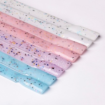 Mylaq M908 Гибридный лак My Blue Flakes