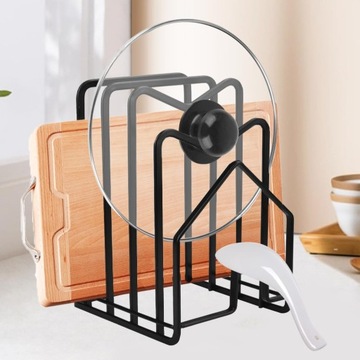 ОРГАНАЙЗЕР ПОДСТАВКА ДЕРЖАТЕЛЬ ДЛЯ ДОСКИ КРЫШКИ ТАРЕЛКИ КНИГИ МЕТАЛЛ