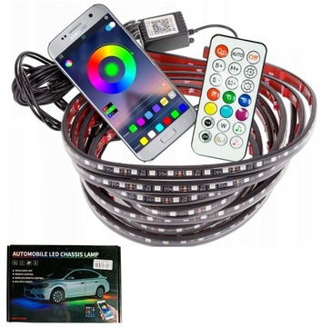 NEON LED 2x90 2x120 NA PILOTA PODŚWIETLENIE PODWOZIA SAMOCHODU ZEWNĘTRZNE