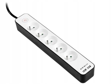РАЗЪЕМ ПИТАНИЯ TRACER ZEBRA 1,5 м / 2x USB 2.1A