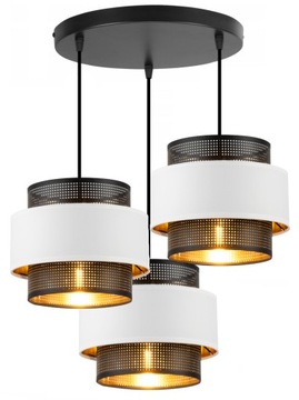 NOWOCZESNA LAMPA WISZĄCA SUFITOWA ŻYRANDOL ABAŻUR