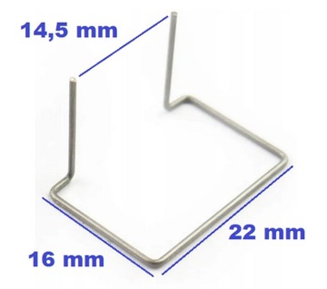 Zszywki do spawarki do plastiku Zszywarka Zgrzewarka RS08 100 Sztuk solidne