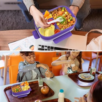 ЛАНЧБОК С ОТДЕЛЕНИЯМИ ДЛЯ ВЗРОСЛЫХ И ДЕТЕЙ ДЛЯ СВЧ-ПЕЧИ