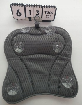 ПОДУШКА ДЛЯ ВАННЫ С ПРИСОСАМИ, СЕРЫЙ