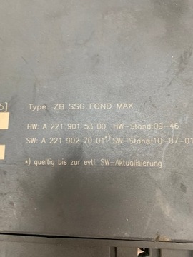 MODUL MERCEDES A22119015300 S350 W221
