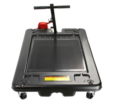 ZLEWARKA DO SPUSZCZANIA OLEJU PŁYNÓW 70L WÓZEK NA KOŁACH Z RĘCZNĄ POMPĄ