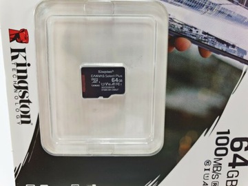 КАРТА ПАМЯТИ KINGSTON MICROSDHC CANVAS SELECT 64