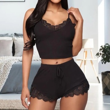 Women Pajamas Sleepwear Pajama Set Camisole Shorts