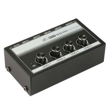 MH400 Ультрамалошумящий 4-канальный линейный микшер Mini