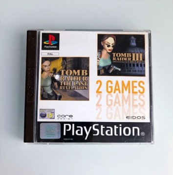 TOMB RAIDER ДВЕ ЧАСТИ PSX PS1 PSone ПОЛНАЯ PLAYSTATION 1 3XA